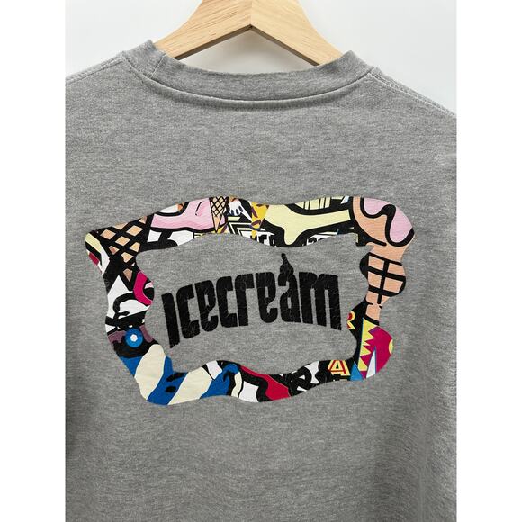 Ice Cream Billionaire Boys Club Crewneck Sweatshirt Men Small Graphic Pullover - Picture 8 of 8